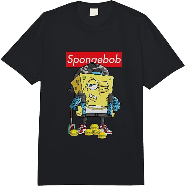 Amazon.com: Spongebob Squarepants Cool Spongebob T- Shirts T-Shirt